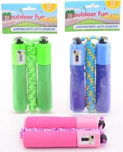 Johntoy Springtouw Met Teller - Assorti