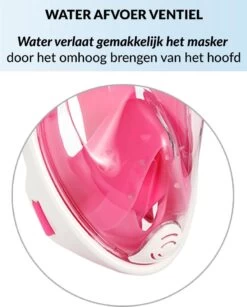 Gadgy Duikmasker Full Face Kinderen - Duikbril Met Snorkel - Snorkelset Kinderen - Snorkelmasker - Roze -Winkel voor professionele sportartikelen 966x1200 2
