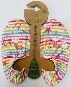 Mood Club & Bonas Antislip Zool Waterschoen | Zwemschoenen | Zwemslof | Gymschoen Voor Kinderen Maat 24-26 Regenboog